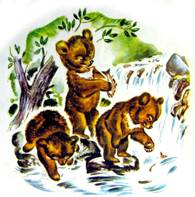 قصه کودکانه ماجرای سه بچه خرس-داستانهای مصوّر رنگی برای کودکان -ارشیو قصه و داستان ایپابفا